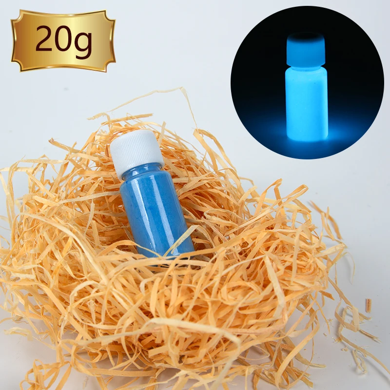 Светящаяся Краска светится в темноте флуоресцентная краска 20 г темно синяя для