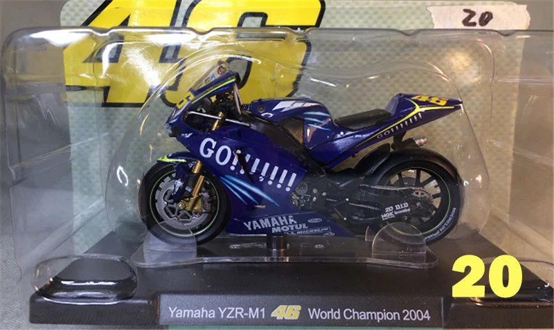 20 1:18 Apulia Yamaha Honda 11 см литье под давлением сплав мотоцикла статический дисплей модели автомобилей вентиляторы Favorit коллекция детей Рождественский подарок - Цвет: 20