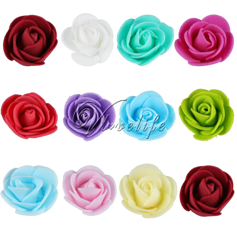 10 шт. ПЭ пена Роза голова искусственные розы ручной работы DIY Свадебные украшения