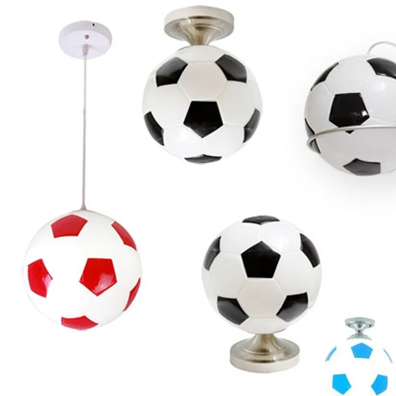 12W Баскетбольная /футбольная потолочная лампа для детской комнаты смешная лампа в форме мяча для освещения жилых помещений, пабов и гостиниц, декорирования, освещения D200мм.