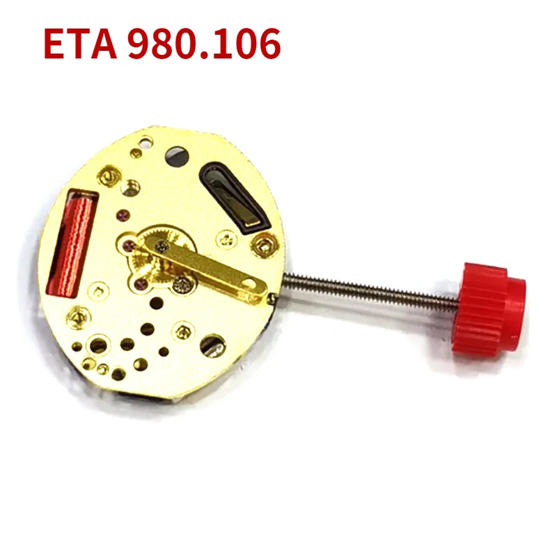 

Кварцевый механизм для швейцарских часов ETA 980,106, механизм для ремонта и замены часов