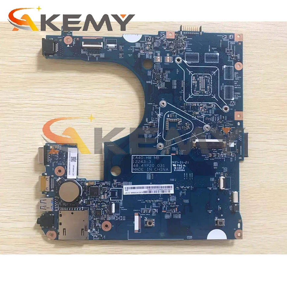 

AKEMY NBMGF11003 NB.MGF11.003 Laptop Motherboard For Acer aspire E1-432 E1-432P SR1E3 3556U 48.4YP21.031 Main Board works