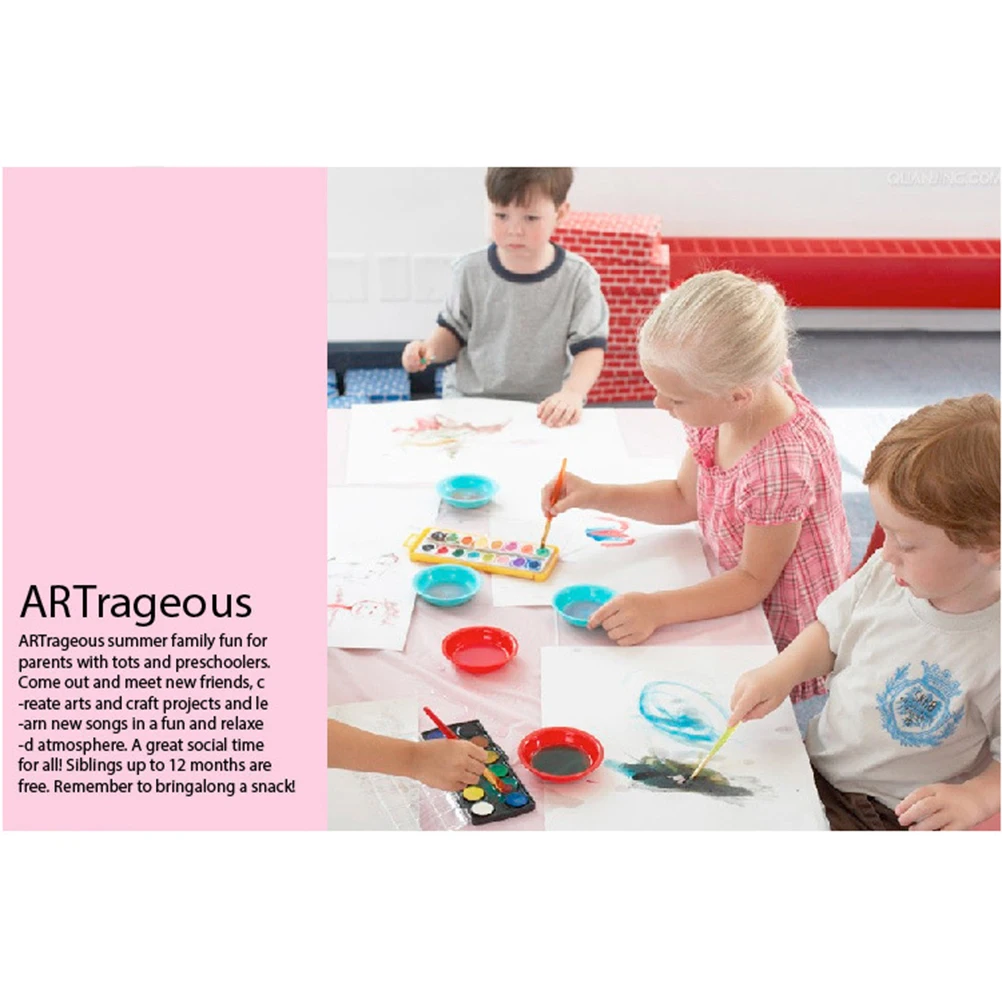 3 шт./компл. инструмент для рукоделия белая губчатая кисть валик рисования из пены