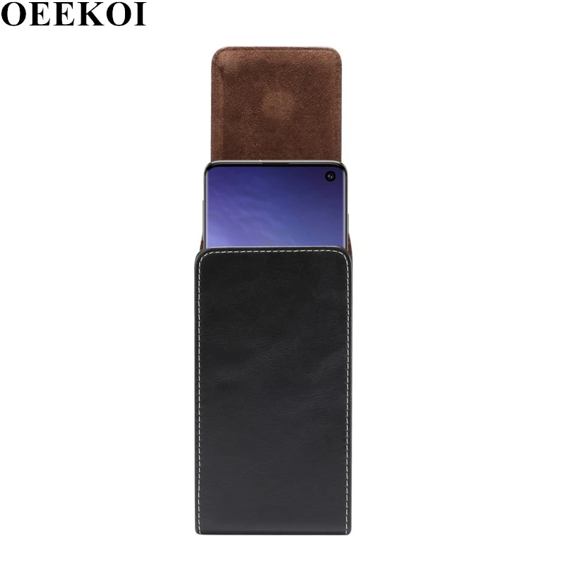 Чехол Из искусственной овчины OEEKOI с зажимом для ремня Samsung Galaxy A8 Plus/On Max/S8 Plus/C7 Pro/A7