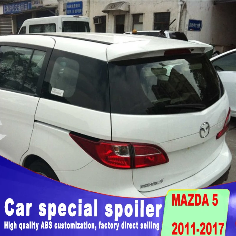 5 спойлеров для 2011 2017 высококачественных АБС материалов установки Mazda от