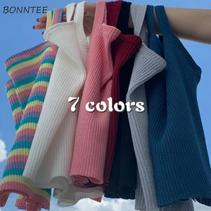 Топ женский трикотажный, ярких цветов, без рукавов