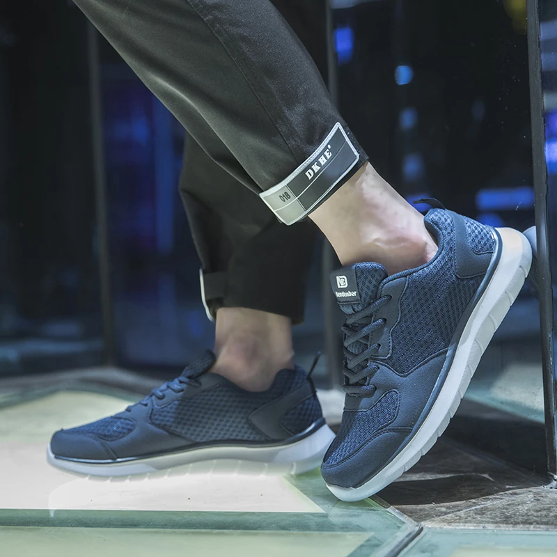 Мужские кроссовки из дышащего сетчатого материала большие размеры 40-48 | Обувь