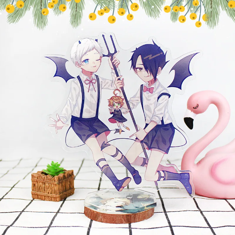 Аниме обещанная Neverland большая подставка тарелка мультяшная фигура акриловый