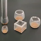 24 шт. резиновые ножек стола, шапки для защиты ног Нижняя крышка мебельная фурнитура