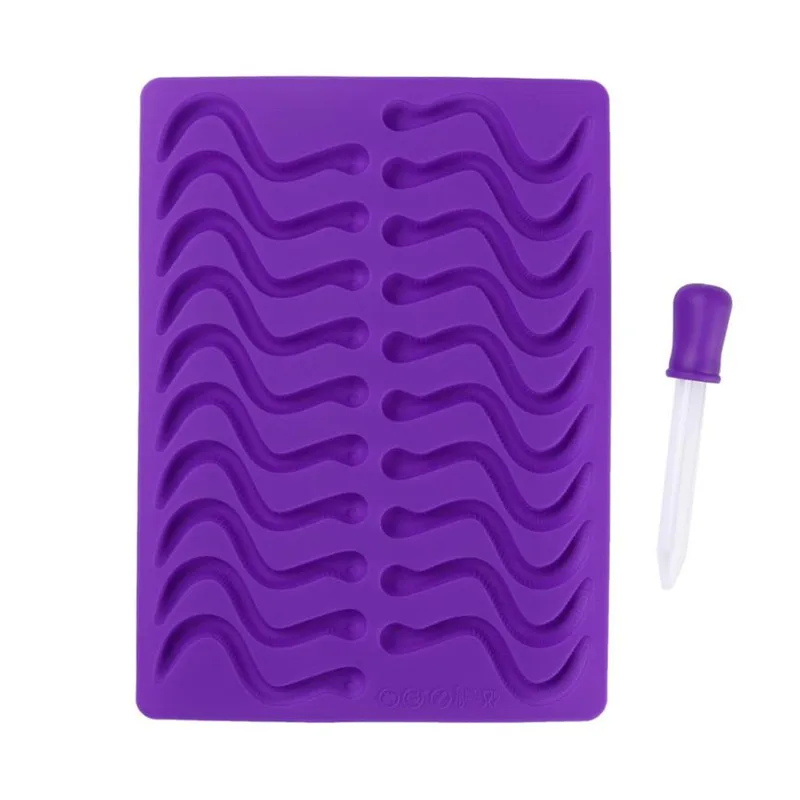 Силиконовая форма для мастики в виде дождевого червя 20 шт./партия | Дом и сад