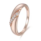 Кольцо женское под розовое золото 585 пробы, 5 мм