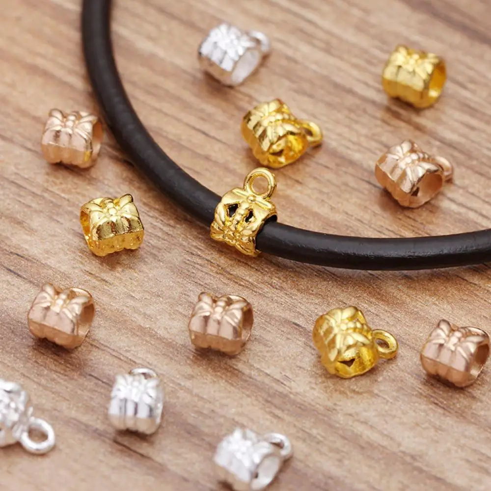 

Бусины-разделители для ожерелий, браслетов, ювелирных изделий, 6,5 х 10 мм, 50 шт./лот