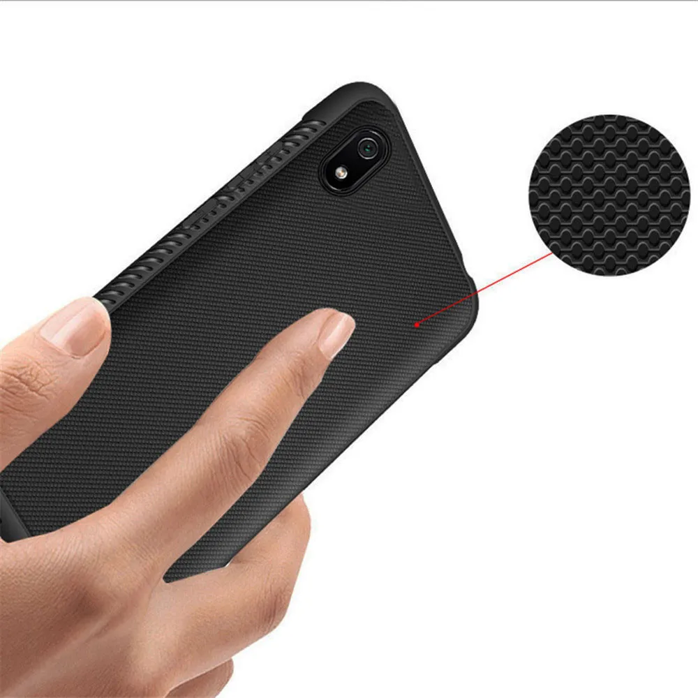 xiaomi Redmi 7A чехол 5.45 дюймов тонкий против скольжения матовый мягкий силиконовый доспех защитный чехол для на xiaomi Redmi 7A чехол на Redmi 7 A чехол обложка телефона сумка