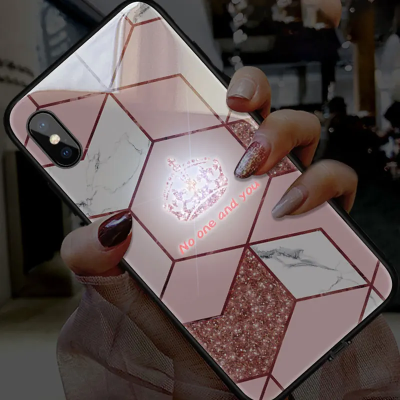 X-it Smart LED светящийся чехол для телефона Apple iPhone X XS XR MAX 6 6S 7 8 Plus чехлы задняя крышка