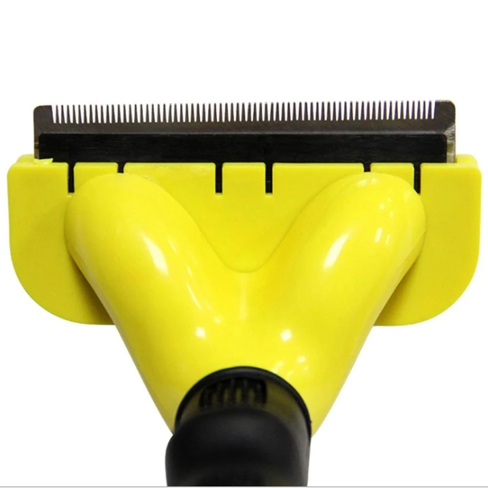 

Pet Grooming Combs Original Portable Hair Remover for Cleaning Stainless Steel Cat Combs Tool Soft Handle Pets Products