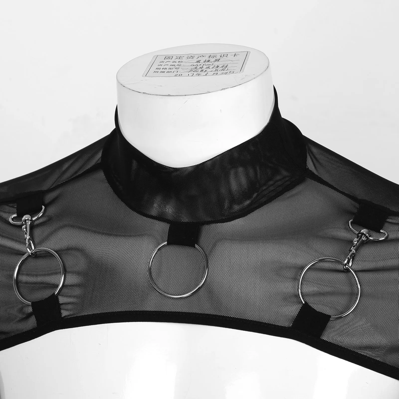 Сексуальный мужской прозрачный сетчатый полуукороченный топ для танцев топы с