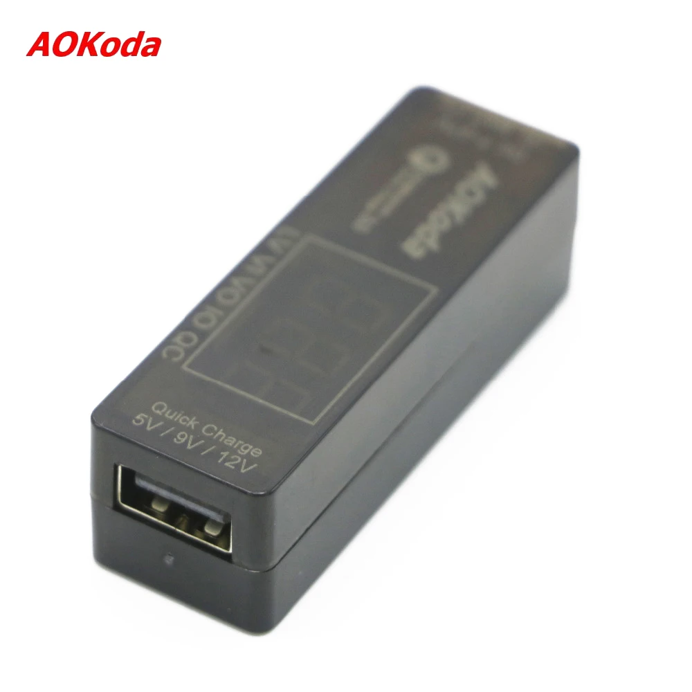 AOKoda-cargador r&aacute;pido QC3.0 de bater&iacute;a Lipo a USB, Adaptador convertidor de corriente para Smartphone, tableta, PC, tel&eacute;fono, pieza DIY-2