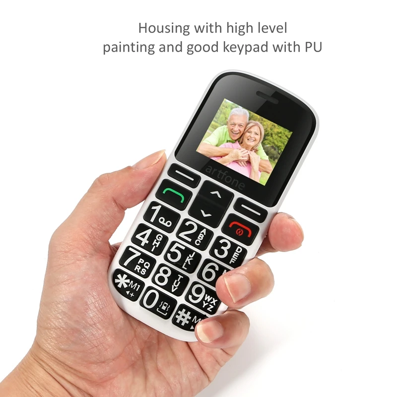 artfone big button mobile phone for elderly cs188 unlocked senior sim free with sos emergency button1400mah battery 2g free global shipping