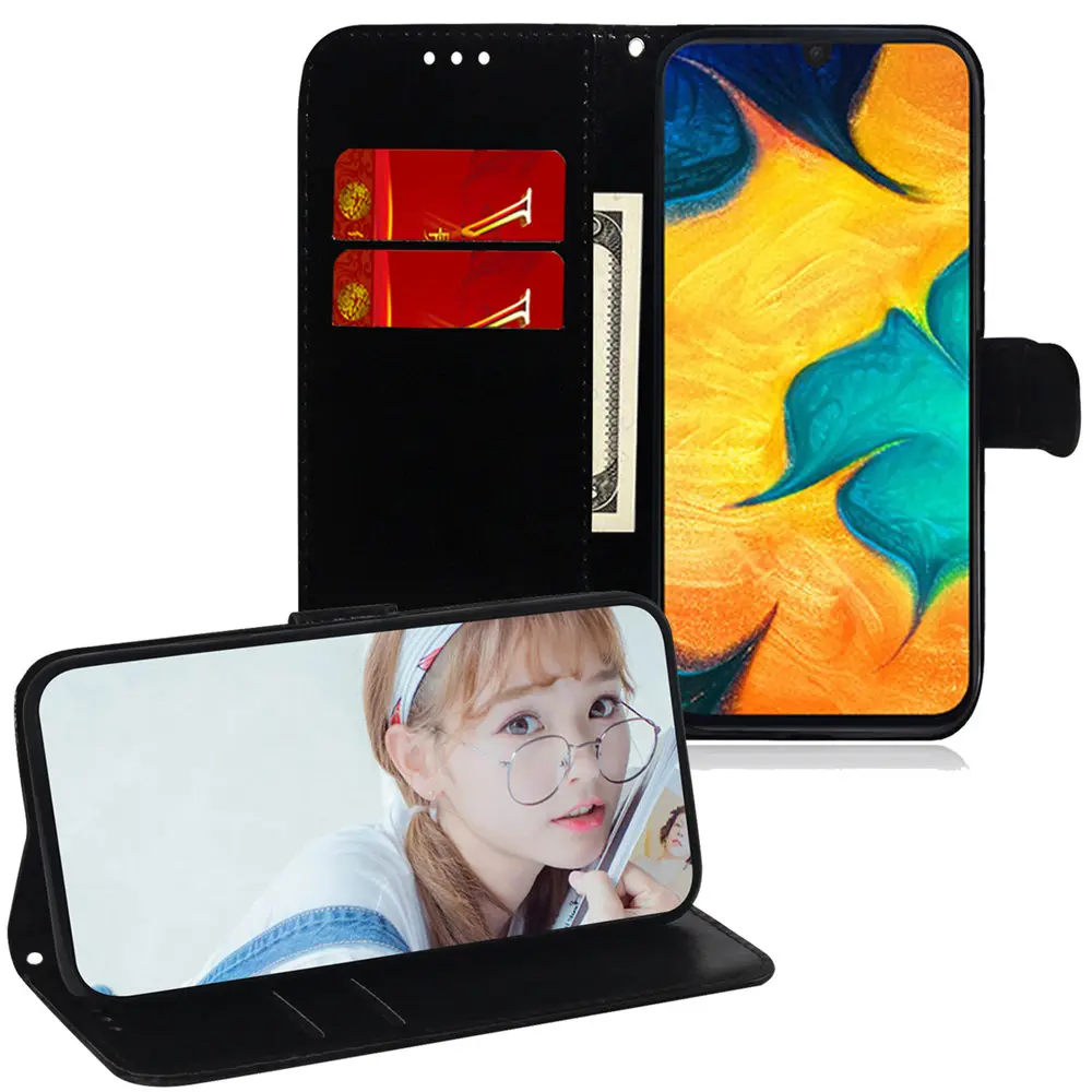 Градиент лазер из искусственной кожи чехол для samsung Galaxy A10s A30s A50s A20 A30 A20E A40 A50 A60 A70 A80 A90 5G чехол-книжка для телефона с кошельком и крышка