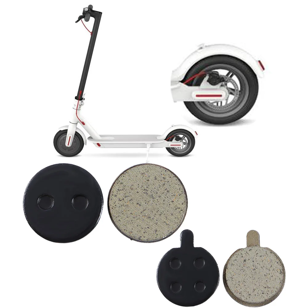 1Pair Xiaomi M365 Series Skateboard Caliper Replacement Electric Scooter Parts Block Brake Pad Disc Brake Pads Friction Plates
