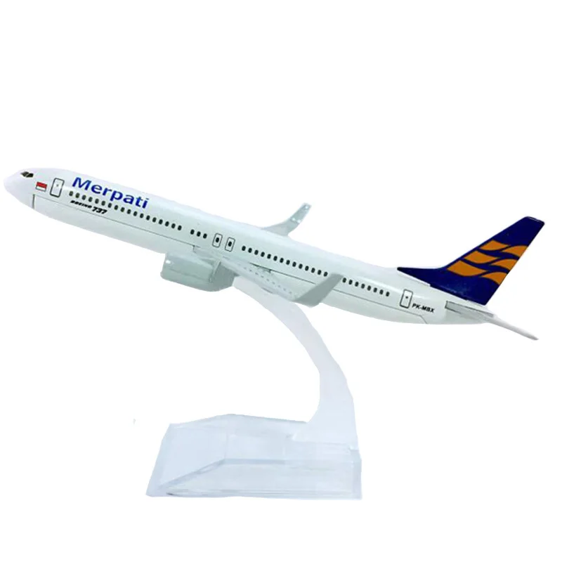 1/400 масштаб Boeing B737 800 Индонезия Merpati Airlines модель самолета игрушка самолет