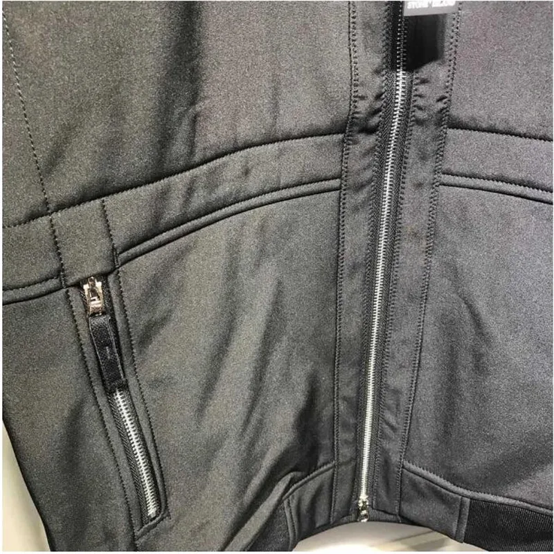 

2021 new simple contrast color fiber nylon double-pocket solid color jacket jacket embroidery daily couple zipper jacket jacket