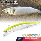 Блесна Hunthouse slim tide minnow, рыболовные приманки 175 мм, тонущий гольян, Морская рыбалка, жесткая наживка для морских басов, 2019