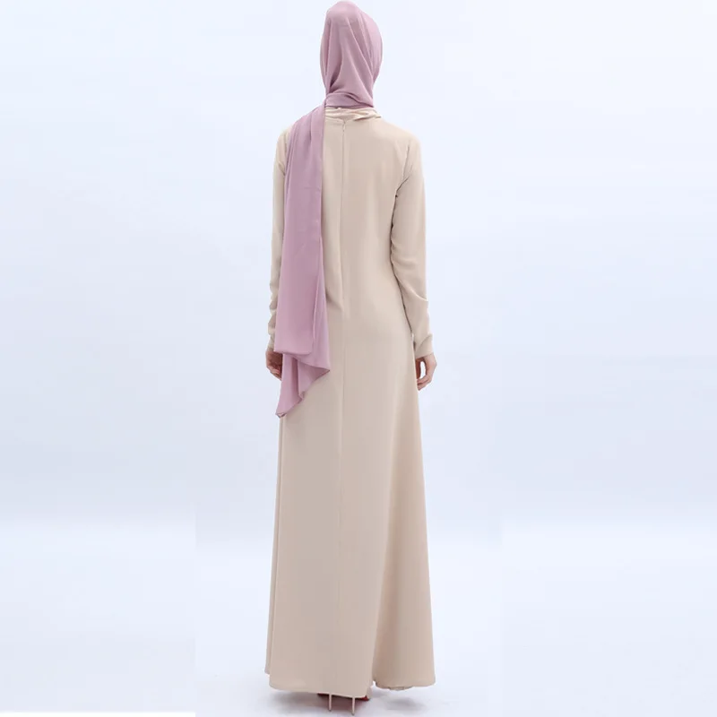 Abaya длинное мусульманское платье макси индейка Женский хиджаб кафтан Дубай