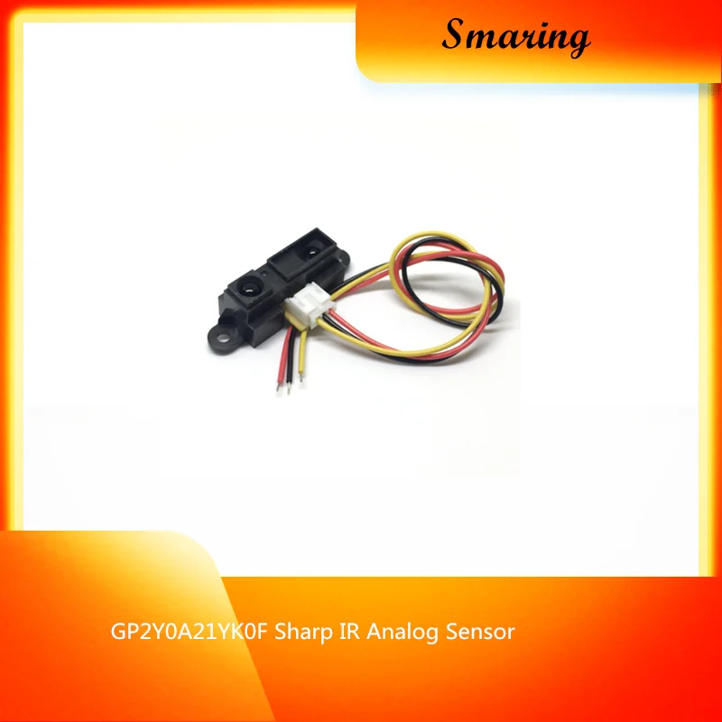 Новый ИК аналоговый датчик 2 шт./лот GP2Y0A21YK0F Sharp с кабелем 10 80 см модуль определения