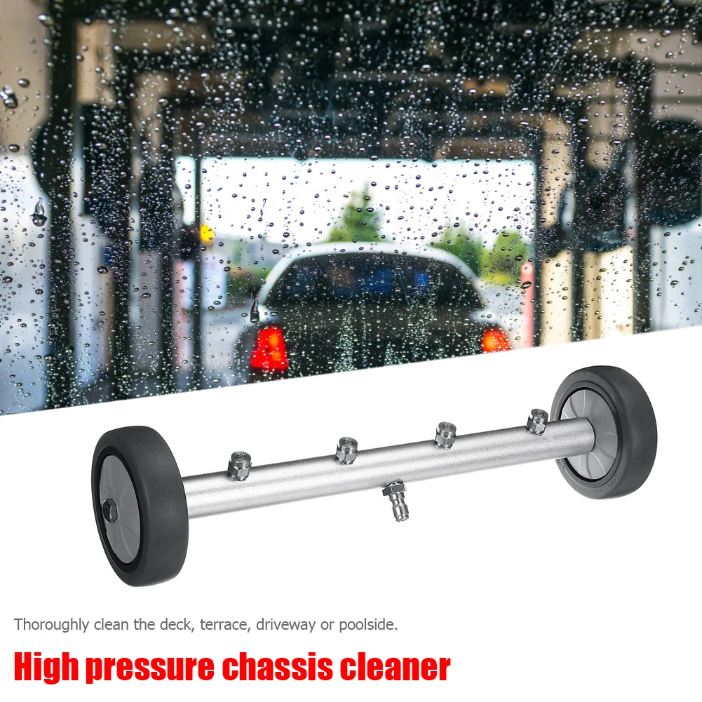 

16 inch Pressure Washer Undercarriage Cleaner 4000 PSI with 3 Extension Wands Convenient Replace Car Accessories