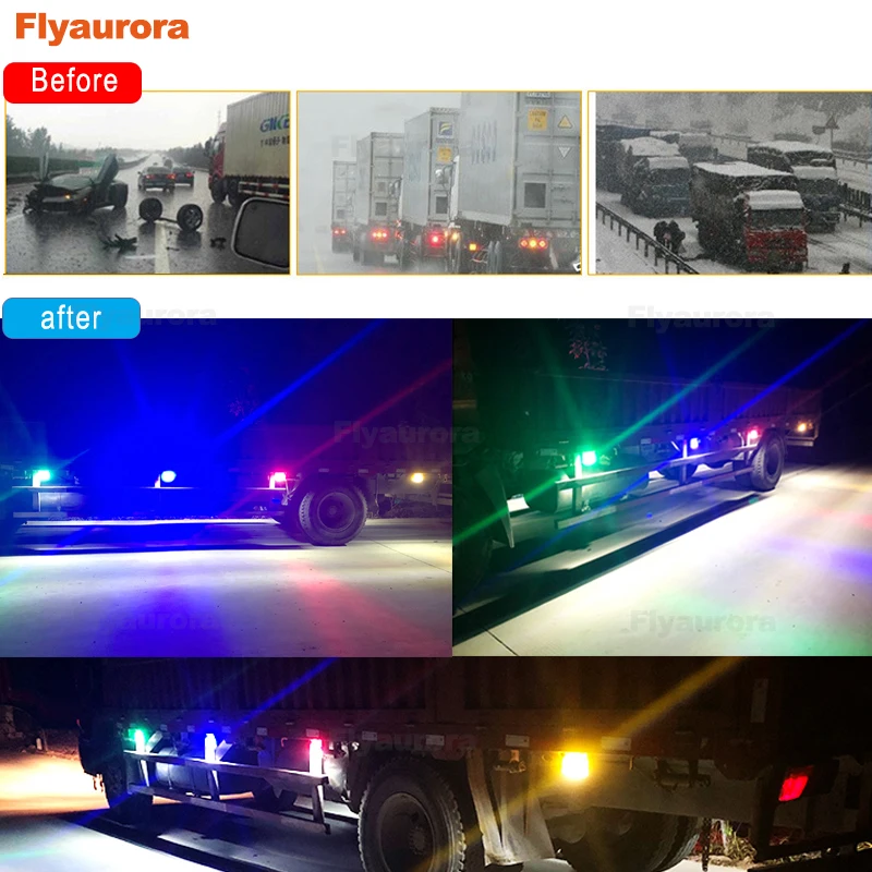 Новый светодиодный задний фонарь для автомобиля грузовика прицепа стоп сигнал