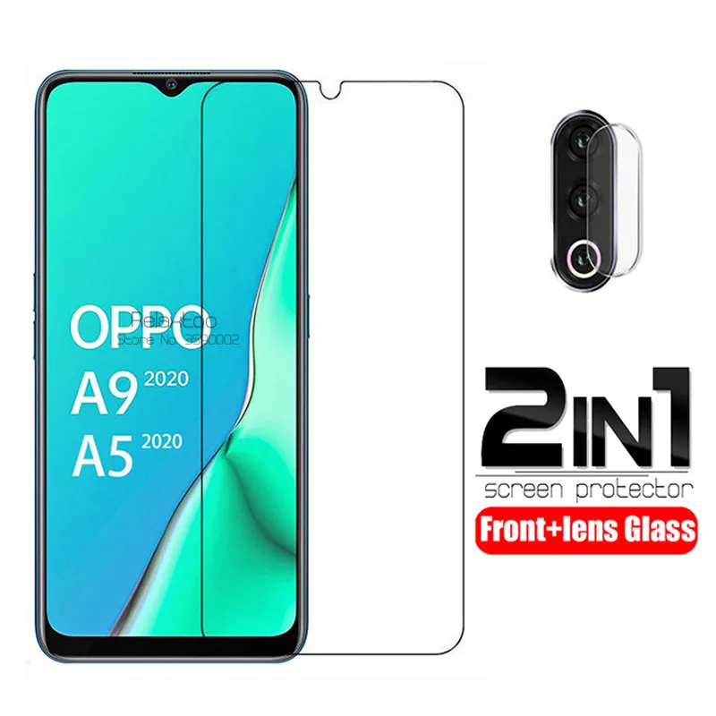 Защитное стекло для объектива камеры 2 в 1 oppo a9 2020 защита экрана a5 a 5 9 закаленное
