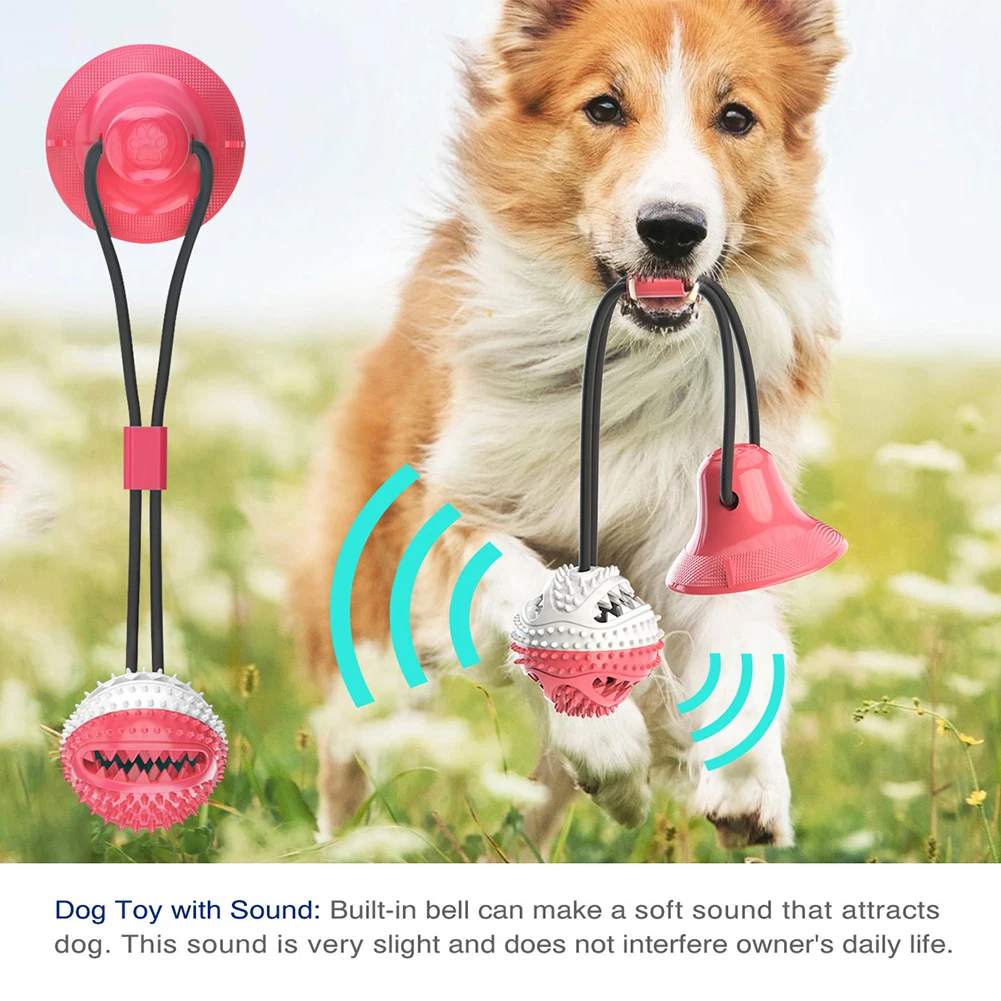 

Собака Интерактивная присоска Push TPR мяч игрушки животные моляр кусание игрушка эластичная веревка для чистки зубов собаки жевательные пито...