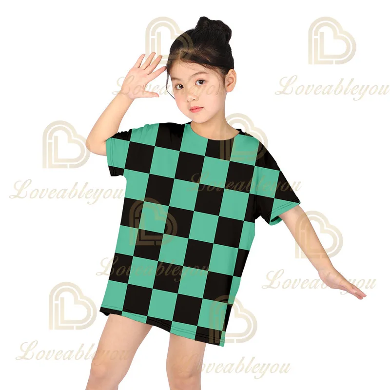 

New Girls Short Sleeve 3D Print Dresses Clothes Kids Summer Princess Dress Children Casual Party Dress 100-160