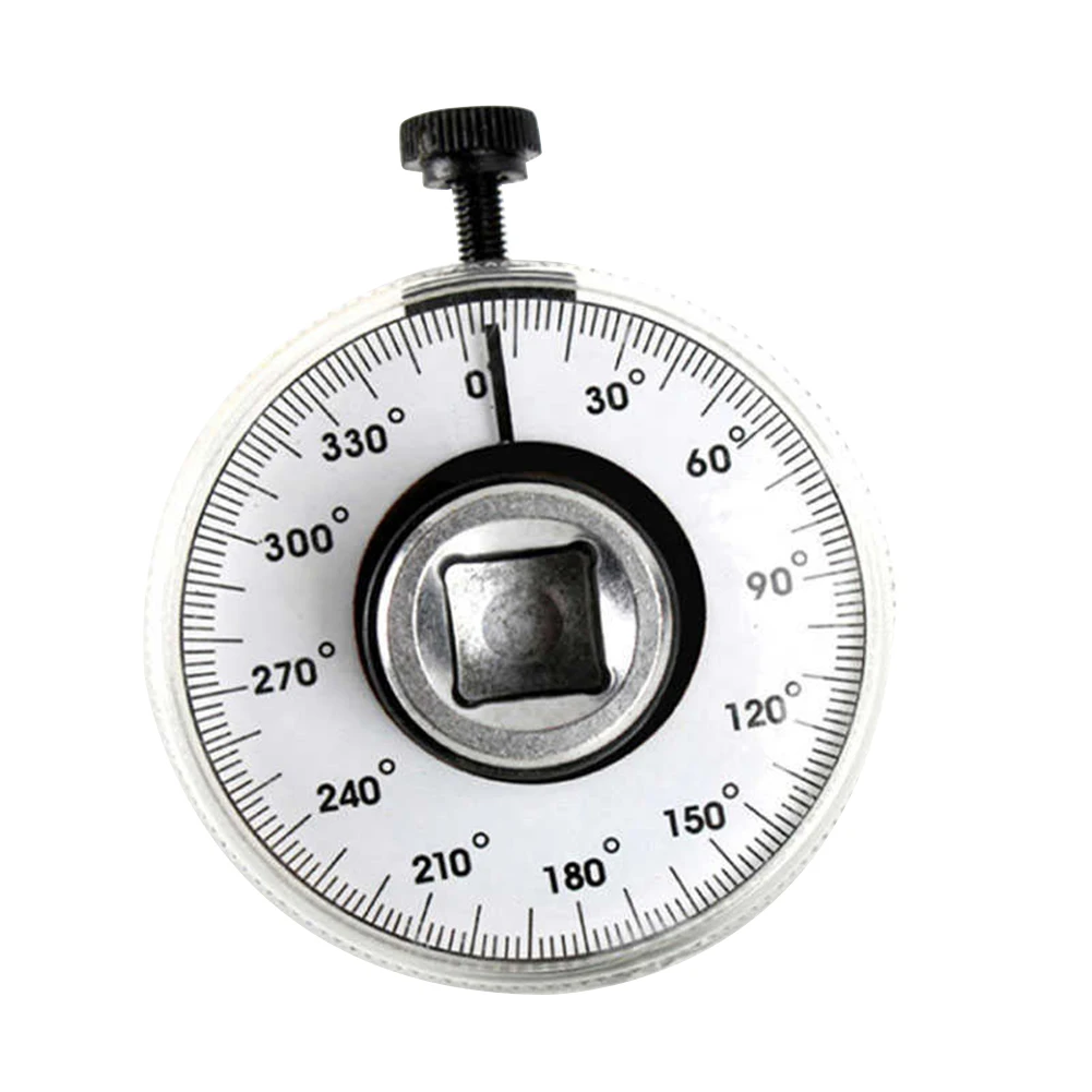 

Adjustable 360 Degree Drive Torque Watchband Scale Angle Gauge 1/2 inch Rotating Wrench Measuring Automotive Car Repair Tool Set