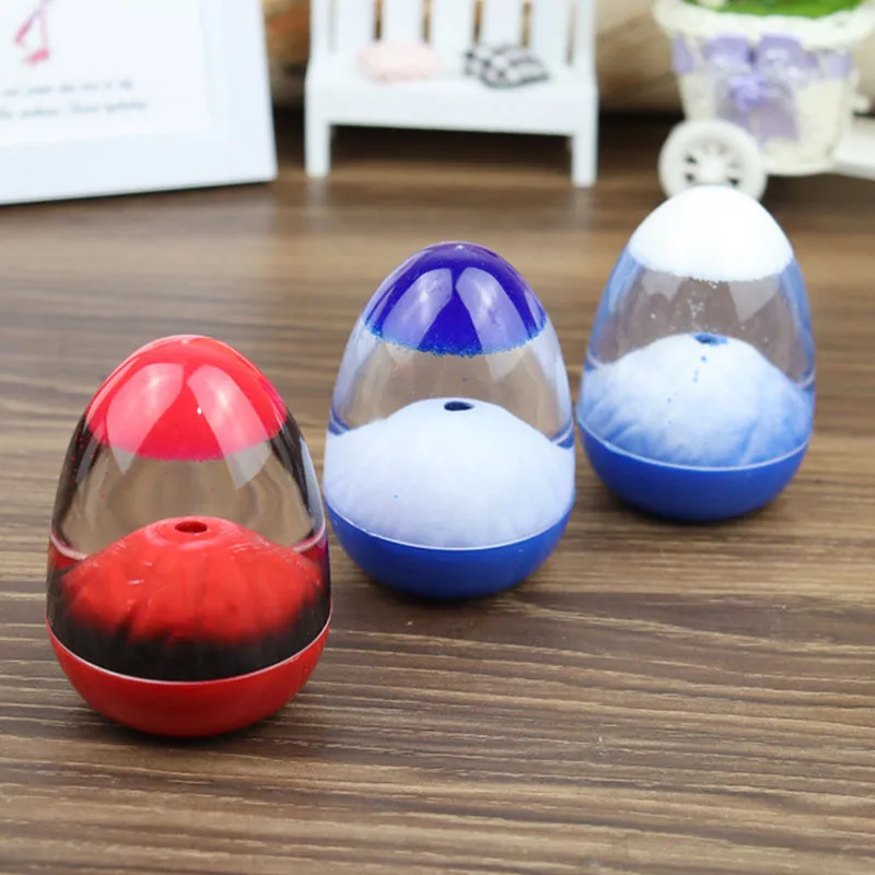 

Egg Shape Liquid Oil Hourglass Volcano Sand Watch Craft Ornaments Home Decoration Sand Timer Wedding Gift Christmas Children Toy
