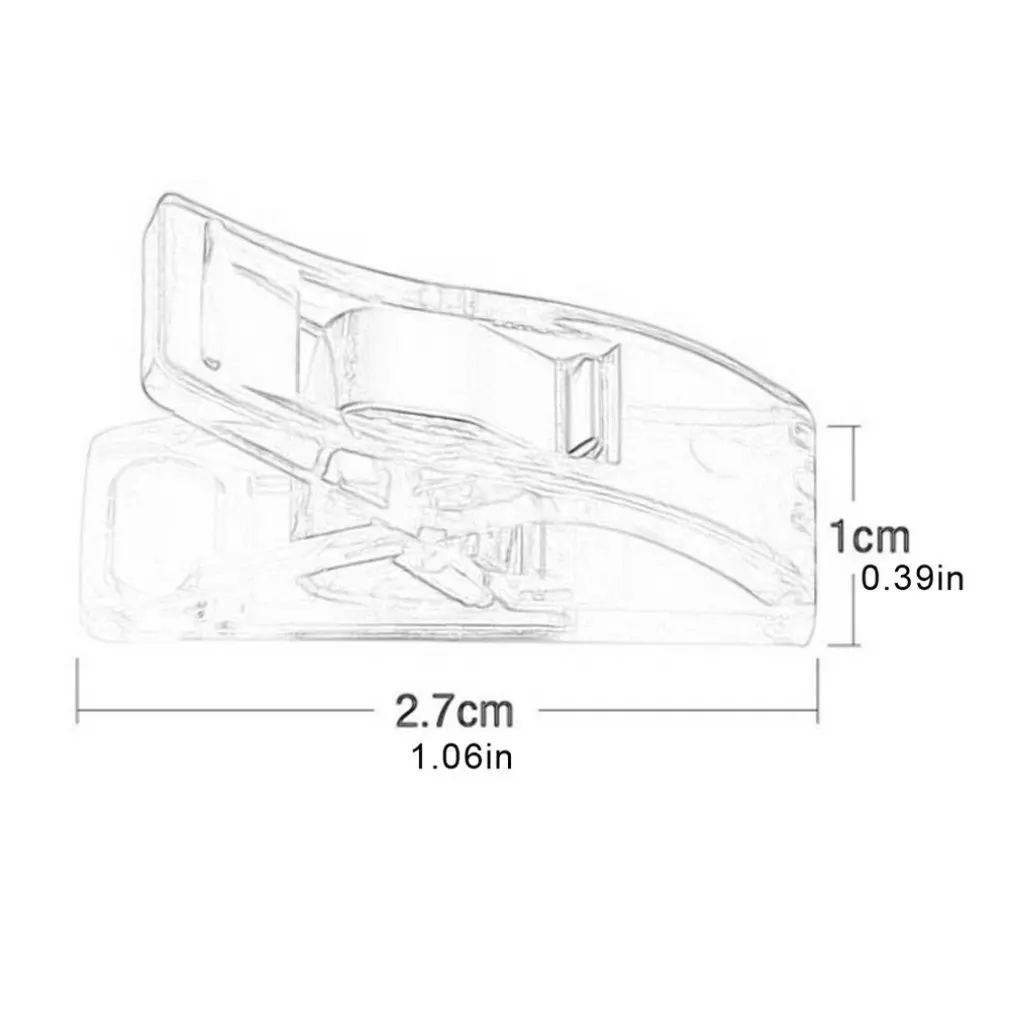 

100Pcs Colorful Sewing Craft Quilt Binding Plastic Clips Clamps Pack For Patchwork Decoration Clamp Clothes Clip Sewing Tools