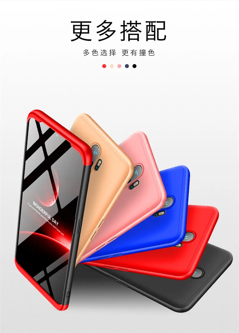 Oppo A5 A11X чехол A52020 360 градусов полное покрытие защищенное матовое твердое покрытие для Oppo A9 цветное покрытие со стеклянной пленкой