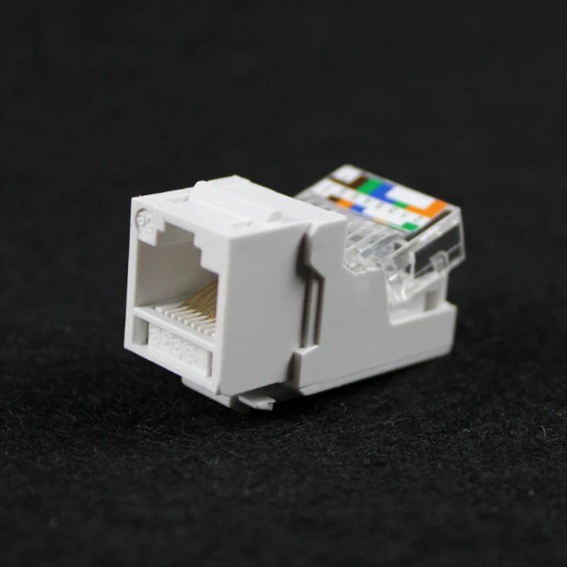 

100pcs Putian style cat5e utp keystone jack компьютерный сетевой модуль RJ45 информационный модуль