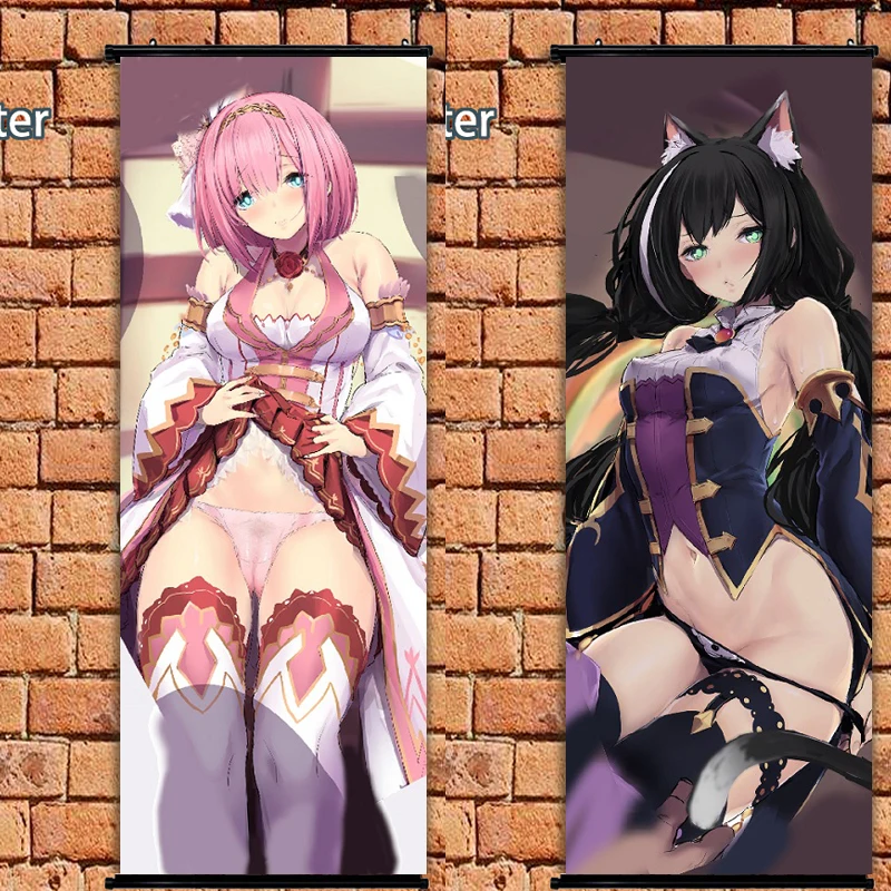 

Anime Poster Princess Connect! Re:Dive Karyl Kusano Yui wall scroll art picture home decoration 105x40cm