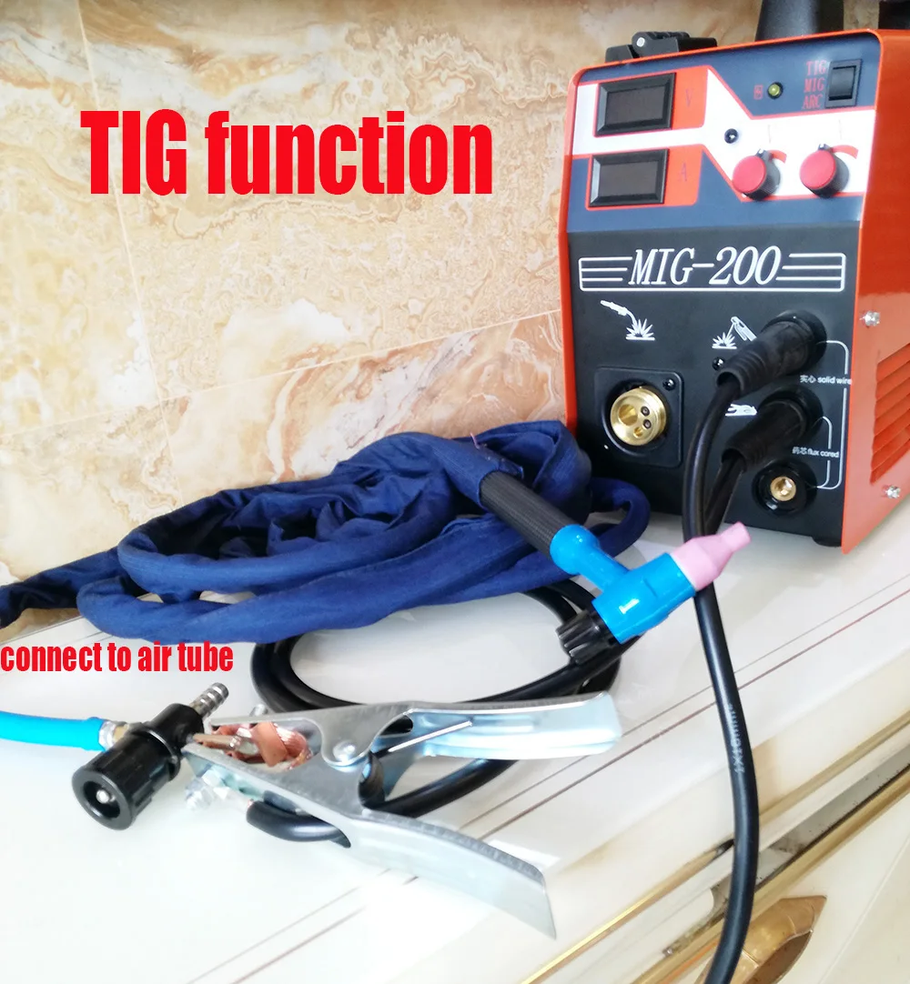 Сварочный аппарат Mig ARC TIG функциональный сварочный газовый безгазообразный сварочный аппарат полные аксессуары умный контроль MIG MAG машина