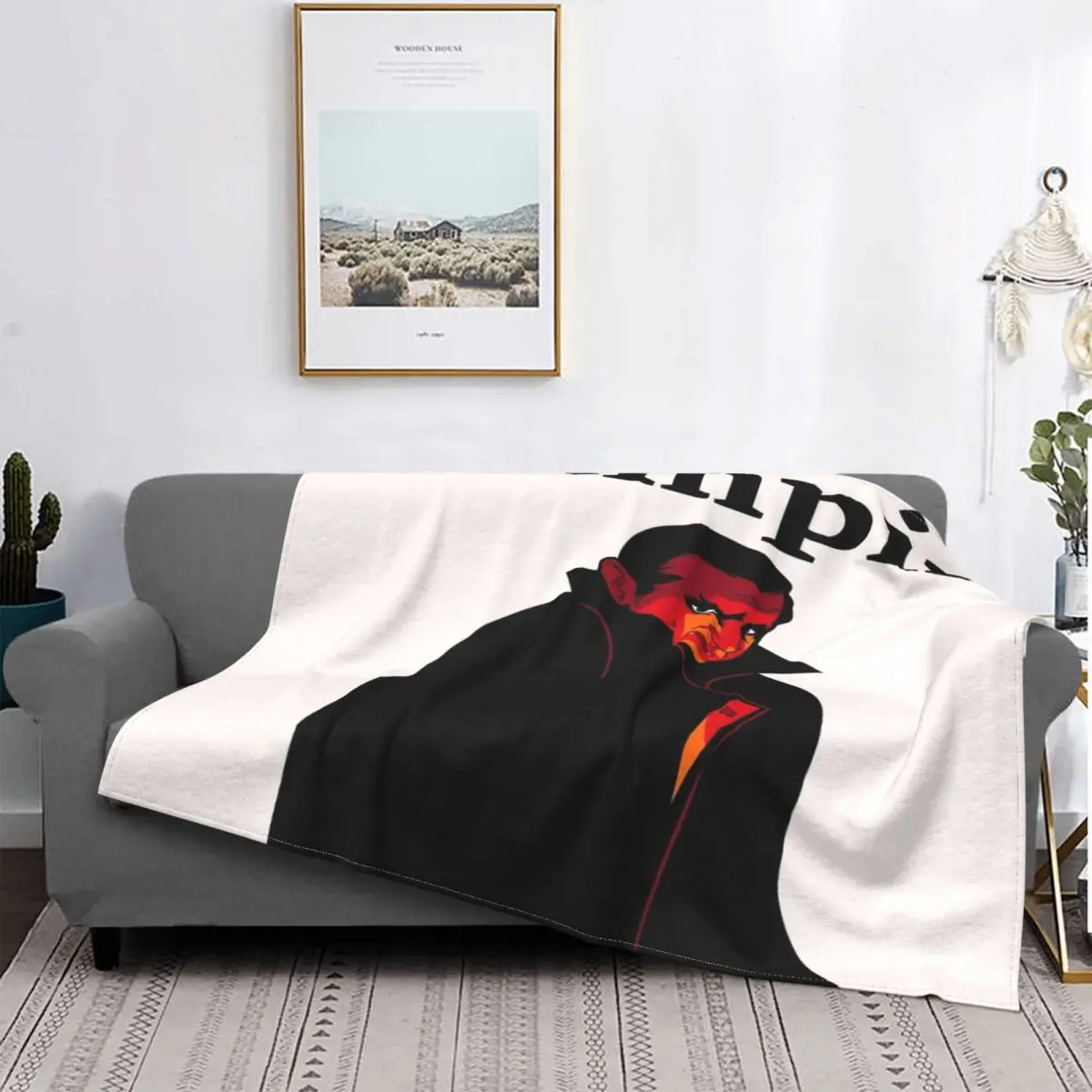 

Vampir-colcha clásica a cuadros para cama, sofá cama, manta doble mullida a cuadros, ropa de cama y fundas, 1 manta
