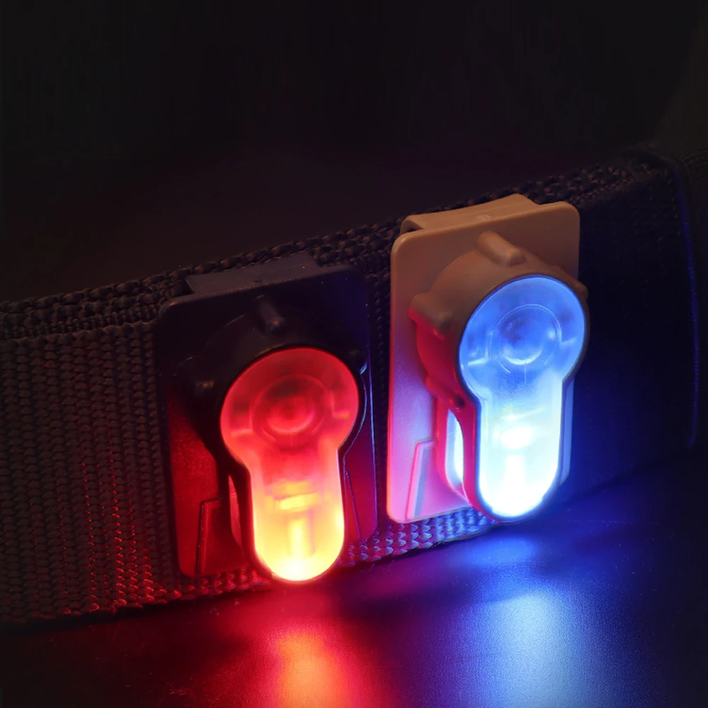 

Tactical Signal Light Molle Clip-on Survival Lamp Hunting Belt Helmet Signal Light IPX-8 Waterproof Rescue Bicycle Strobe Lamp