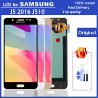 5 2 original super amoled lcd display for samsung galaxy j5 2016 j510 j510f lcd touch screen replacement digitizer assembly