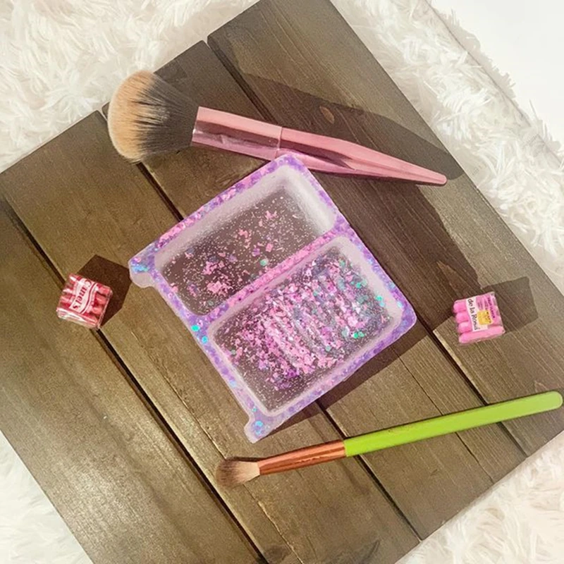 Форма для очистки мини-кистей из смолы чистые Кисточки макияжа |