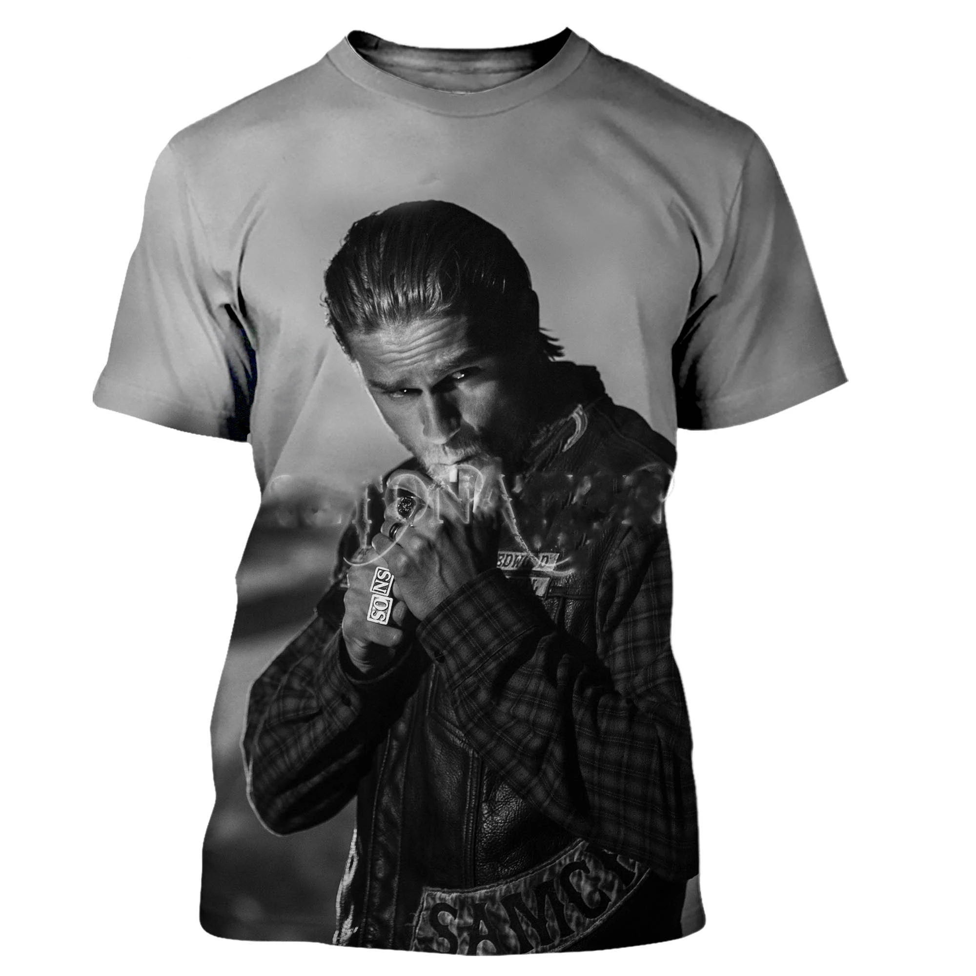 Футболка в стиле Харадзюку для мужчин и женщин крутая тенниска с 3D-принтом сына