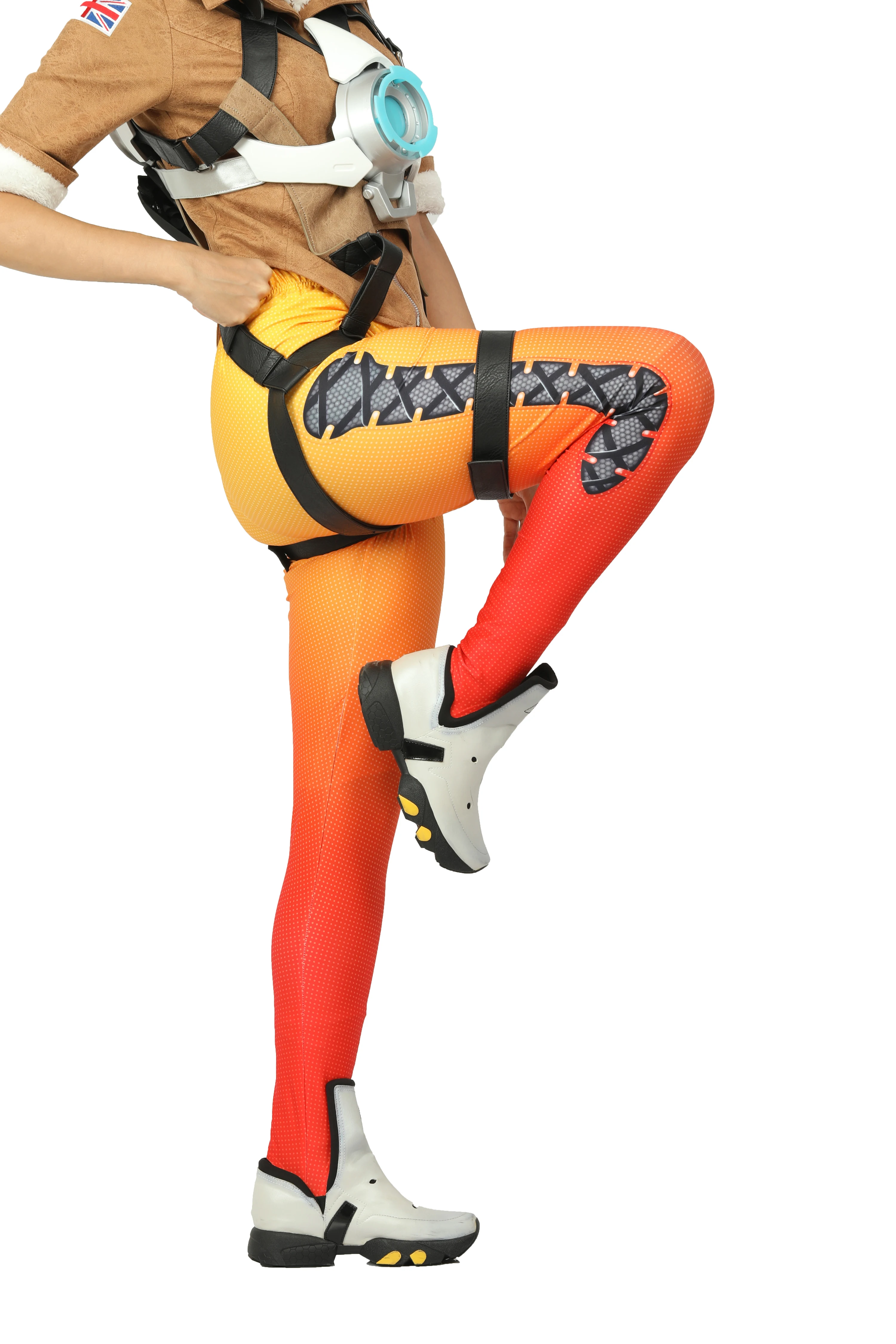 Костюмы для косплея Lena Oxton женские официально лицензированные брюки Overwatch