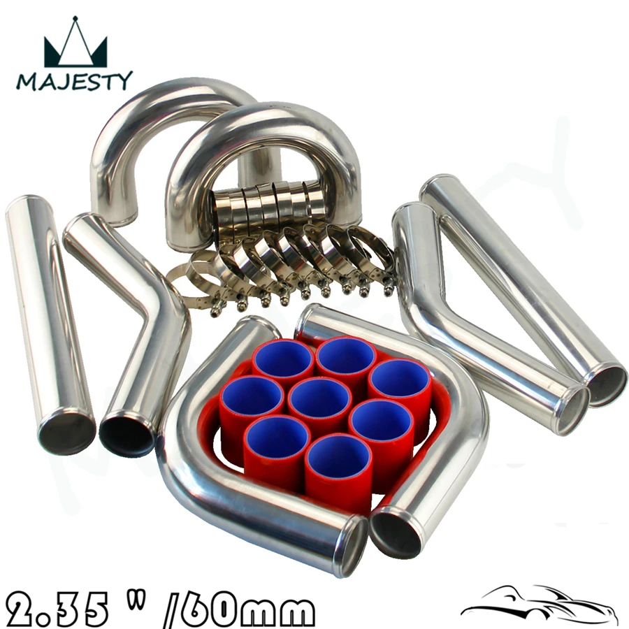 Набор труб для интеркулера 2 36 дюйма 60 мм 8 трубок длина = 450 |