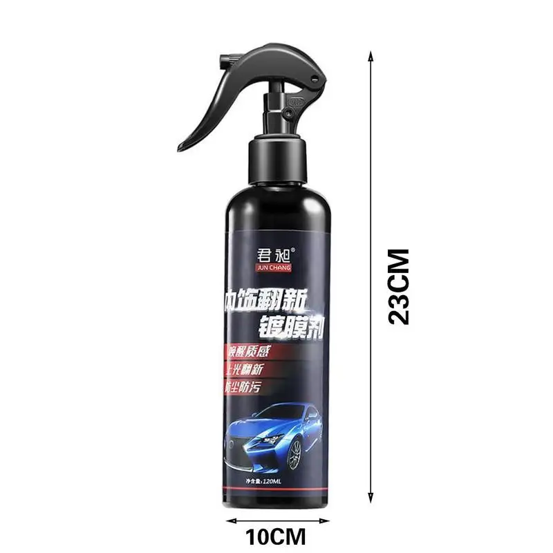 

Car Seat Leather Restoreration Plastic Restore Renew Interio Auto Tire-wheel Cleaning Car Tool D1V8 Refurbishing Spray Car I3T3