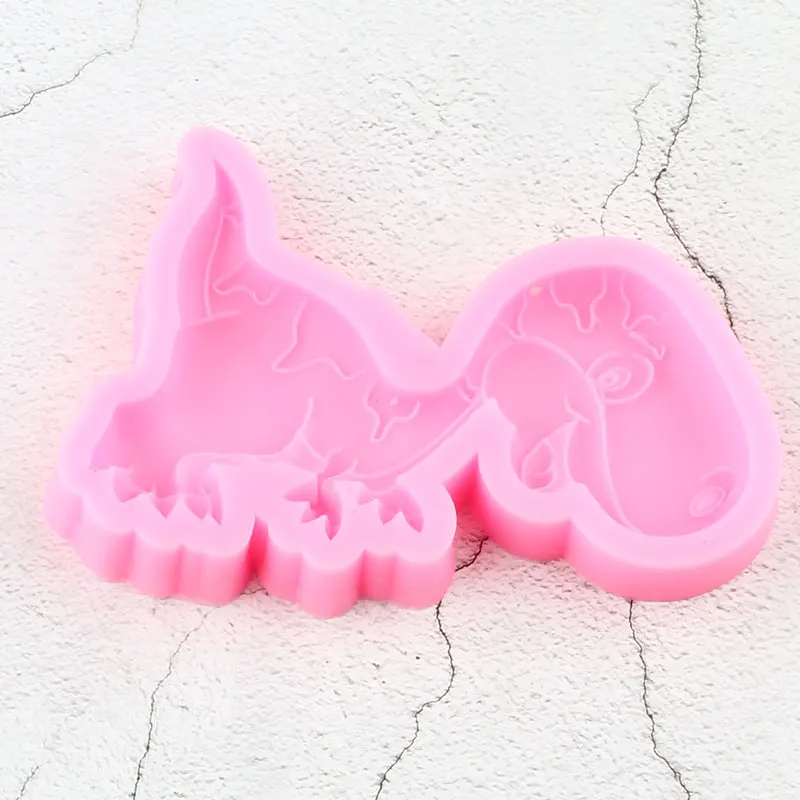 Новинка силиконовая форма для торта с драконом динозавром помадкой DIY